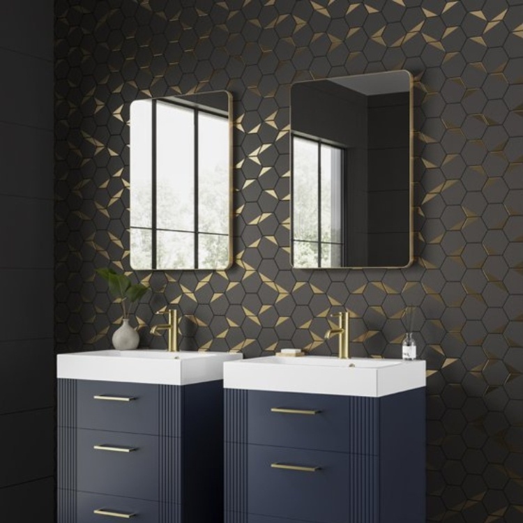 HIB Trim Curve Bathroom Mirror Sanctuary Bathrooms